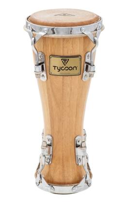 Tycoon Percussion - Okonkolo, Small-Size Double-Headed Traditional Bata Drum, Siam Oak Shell, Water Buffalo Skin Heads, Hardware