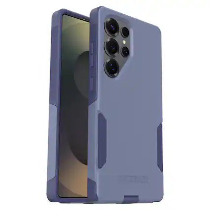 Front. OtterBox - Commuter Series Hard Shell for Samsung Galaxy S25 Ultra - Purple.
