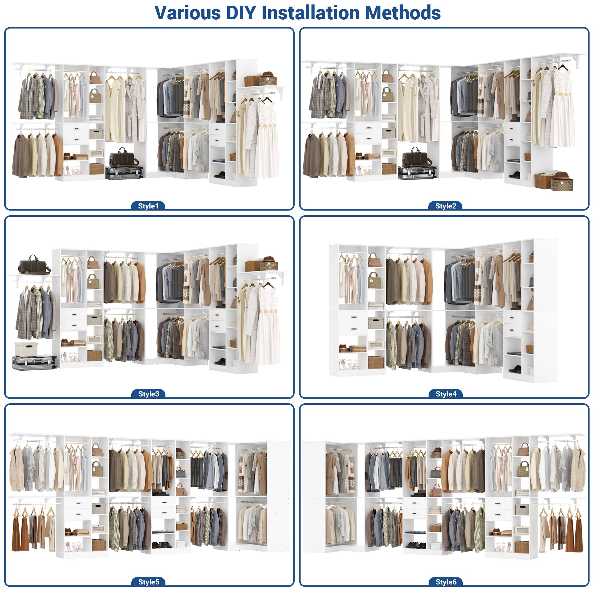 Various DIY Installation Methods

Style1
Style2
Style3
Style4
Style5
Style6