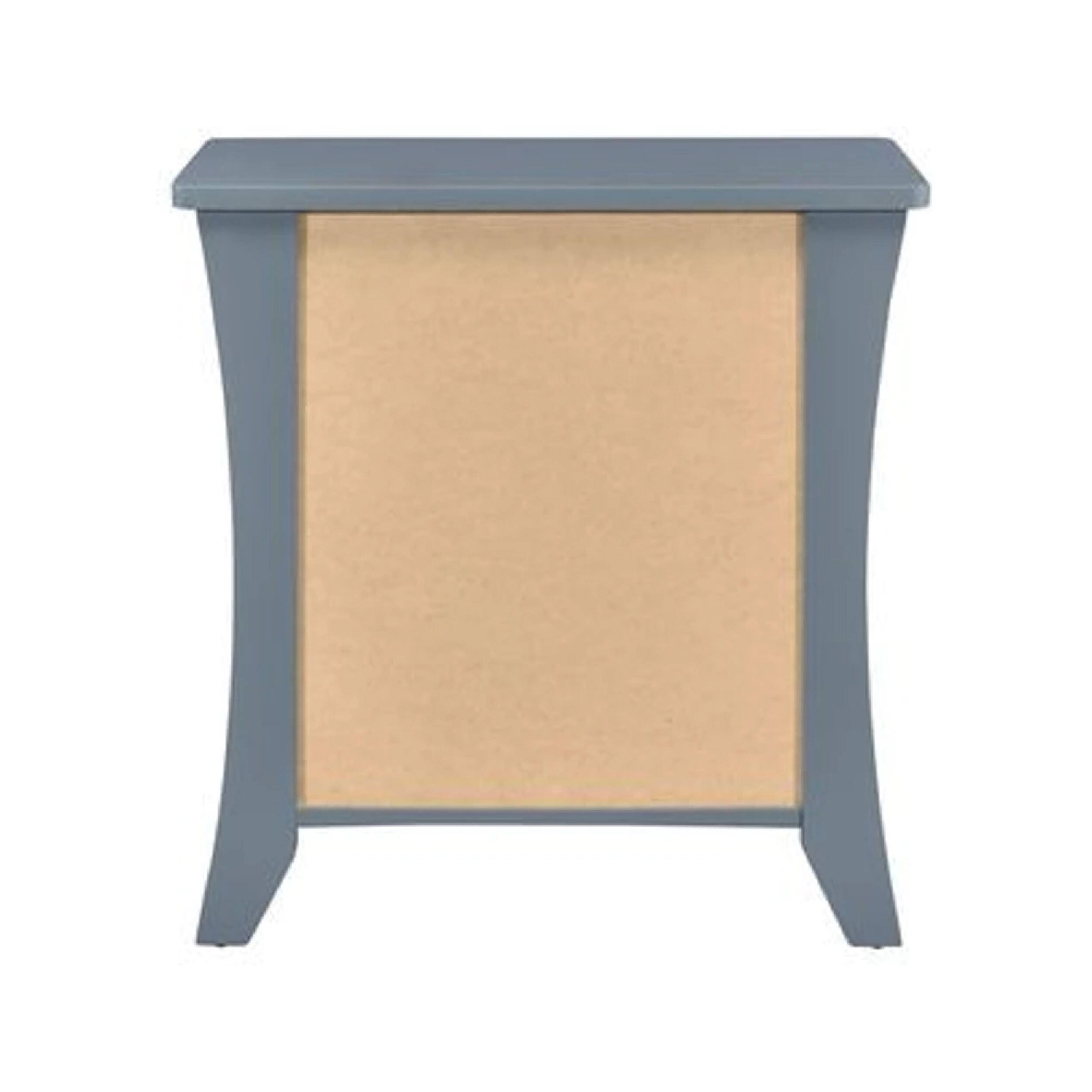 Alt View 3. Manhattan Lane - Accent Table with 2 Drawers and Open Compartment - Gray.
