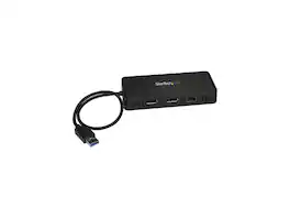 StarTech.com - USBA2DPGB USB to Dual DP Dock - 4K 60Hz - GbE - Dual Monitor Hub