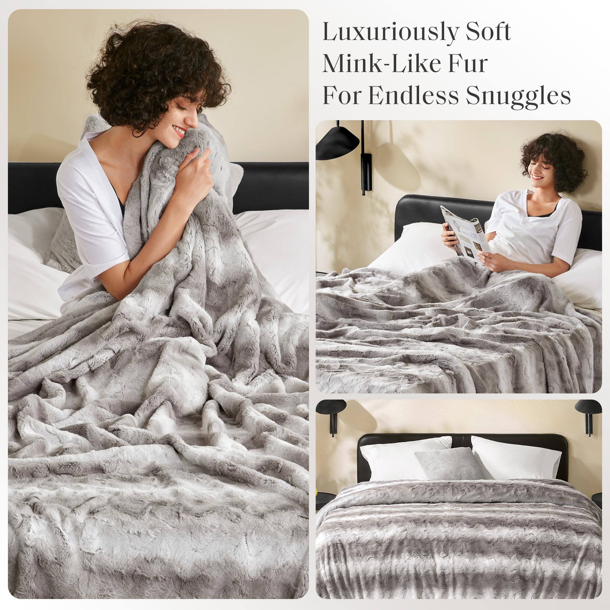 Luxuriously Soft Mink-Like Fur For Endless Snuggles