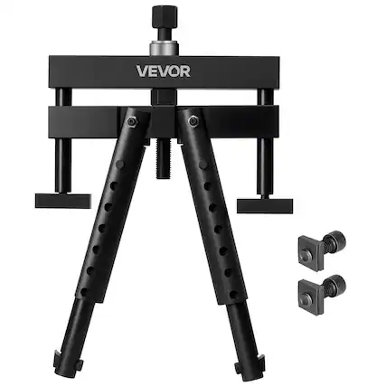 Front. VEVOR - Universal Cylinder Liner Puller Assembly, Used for Mack Cummins Cat on Wet Liner from 3-7/8 in to 6-1/4 in Bore - Black.