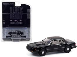 1982 Ford Mustang SSP " Bandit Police" " Bandit" Series 24 1/64 Diecast Model Car by Greenlight - Black