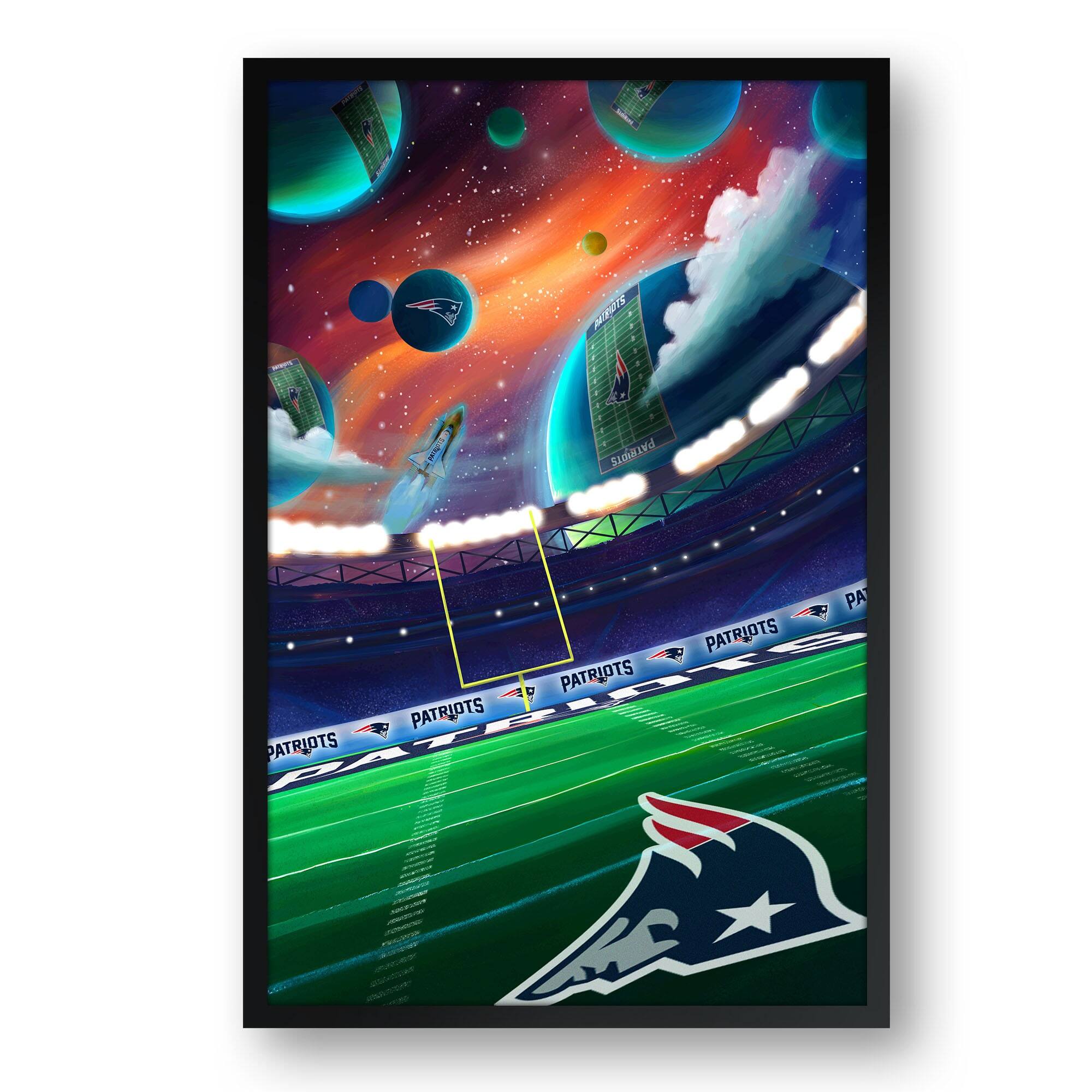 Galaxy Print Framed Art