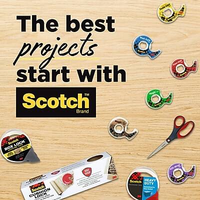 The best projects start with Scotch Brand

- Scotch Magic Tape
- Scotch Lock Cushion
- Scotch Lock H
- Scotch Heavy Duty Cushion