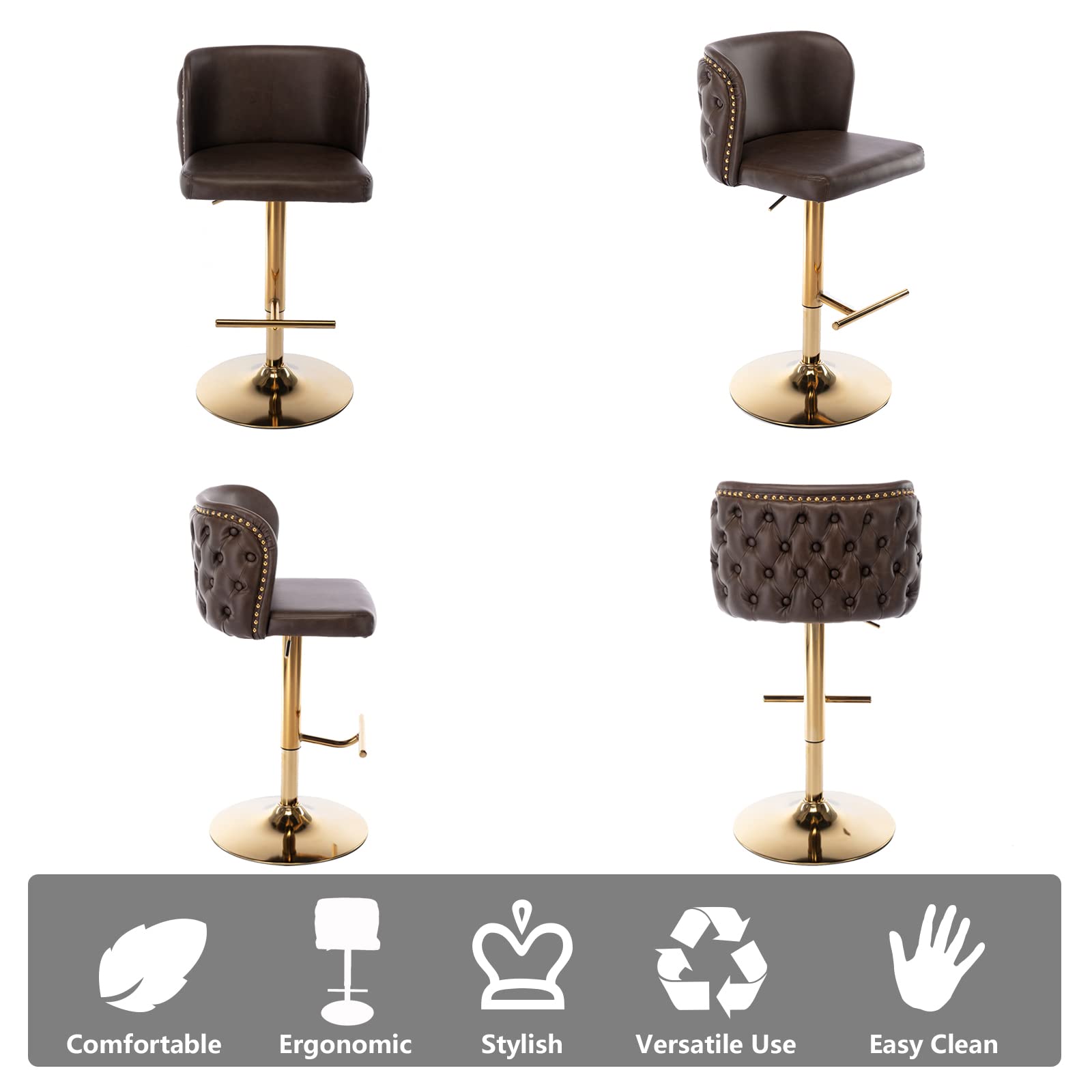 Comfortable  
Ergonomic  
Stylish  
Versatile Use  
Easy Clean