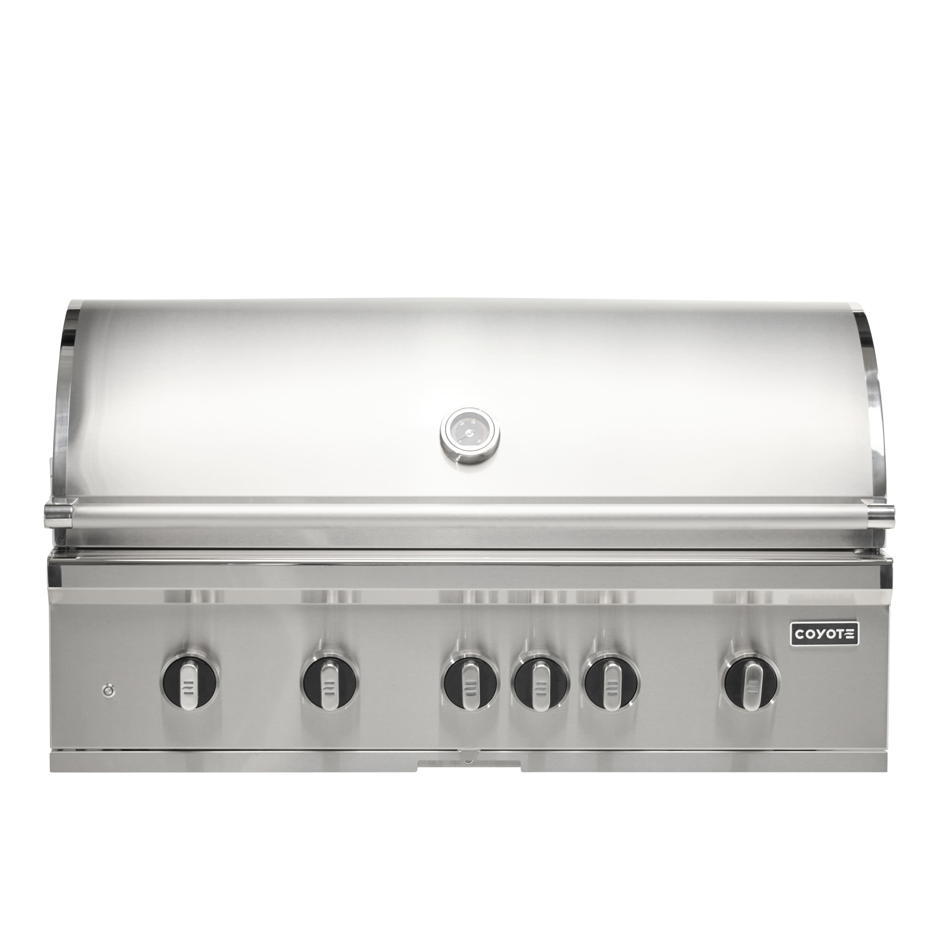 42" Coyote Outdoor Living SL-Series Built-In Liquid Propane Gas (LP) Grill - Stainless Steel - Front_Zoom