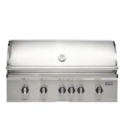 Front. Coyote Outdoor Living - 42" Coyote Outdoor Living SL-Series Built-In Liquid Propane Gas (LP) Grill - Stainless Steel.