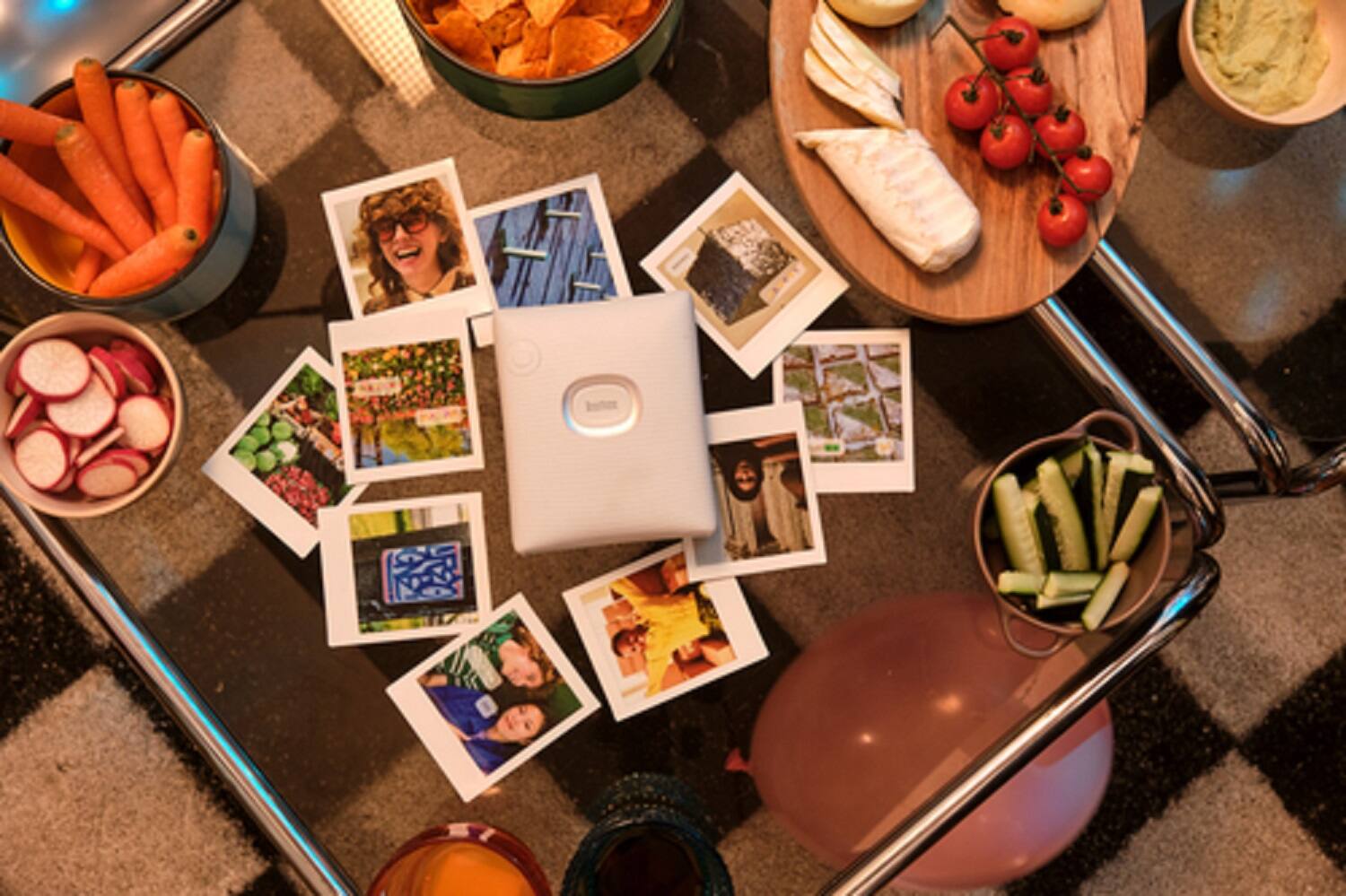 Alt View 16. Fujifilm - instax SQUARE Link Smartphone Printer - Ash White.