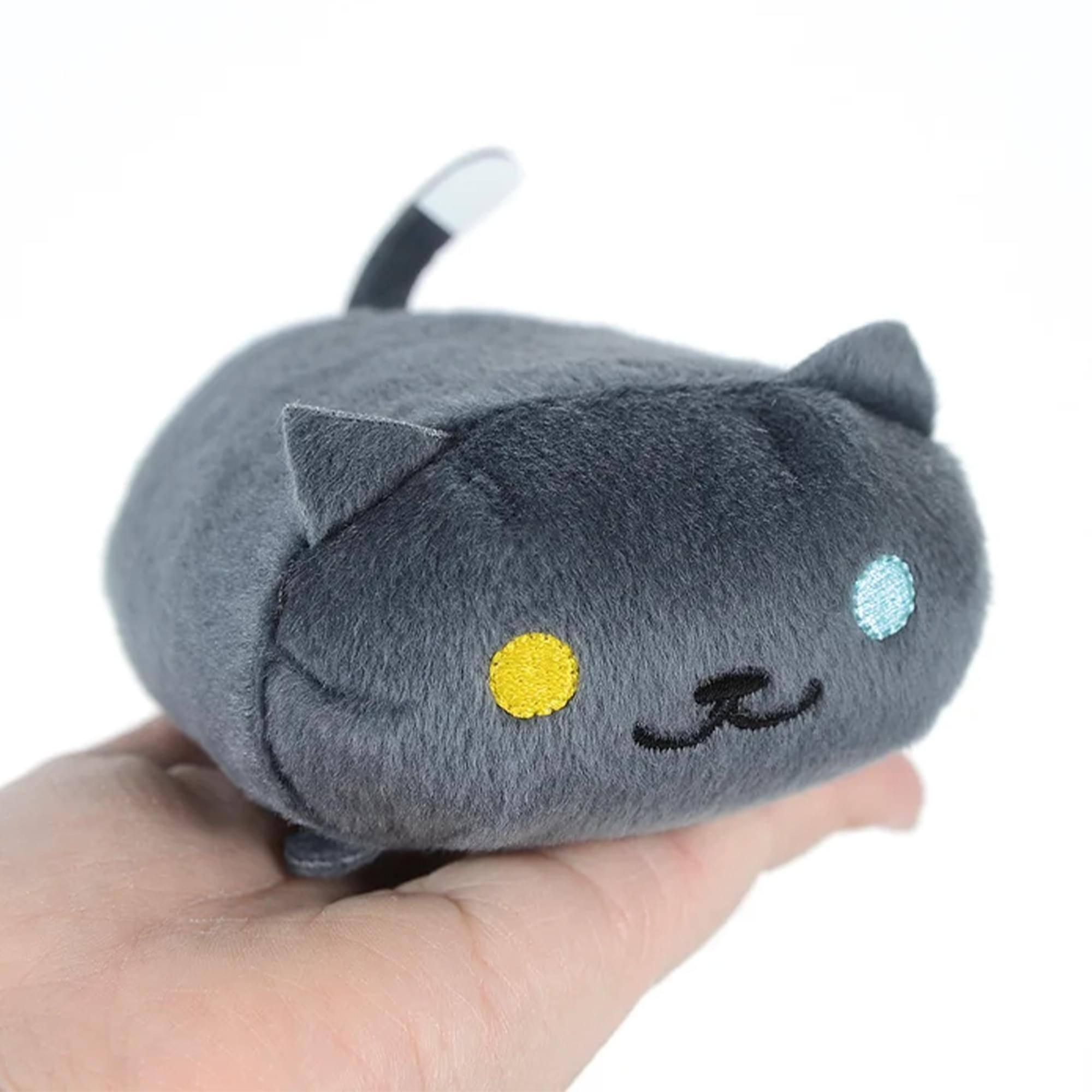 Alt View 2. Little Buddy - Neko Atsume: Kitty Collector 4" Plush: Pepper - Gray.