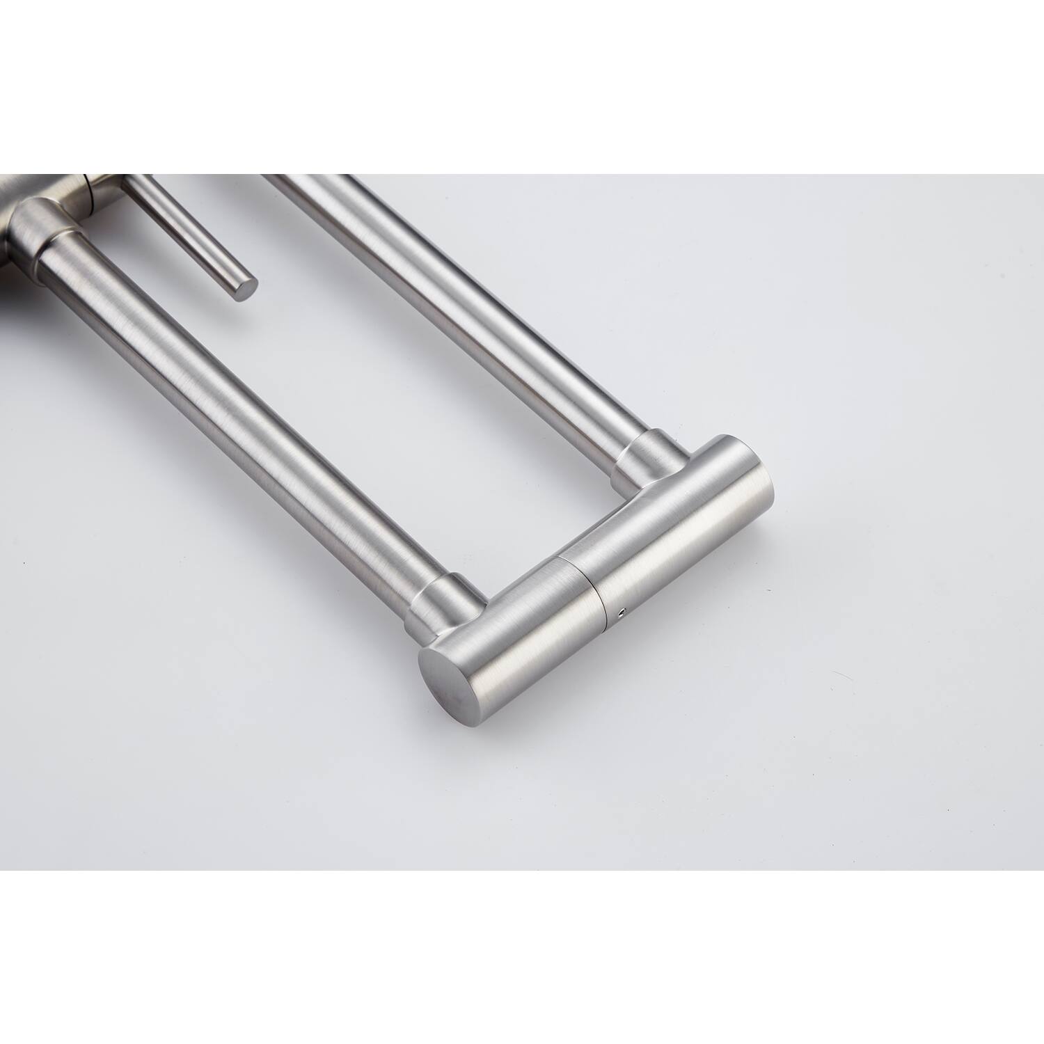 Alt View 5. Siljoy - Pot Filler Faucet with Extension Shank - Brushed Nickel.