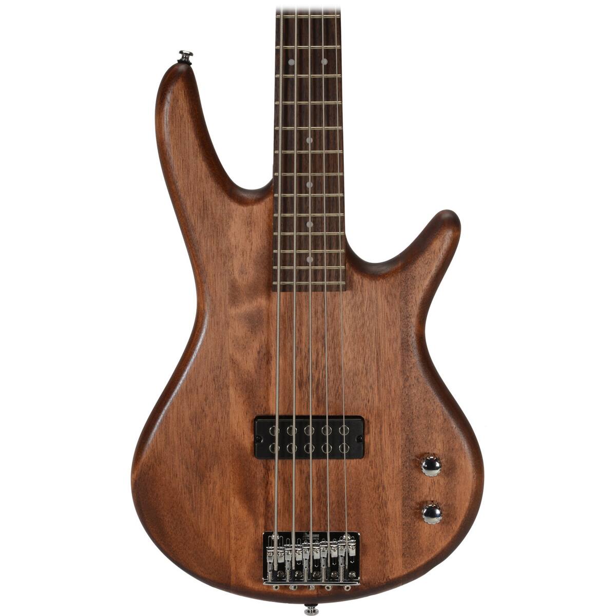 Alt View 4. Ibanez - Ibanez Gio SR GSR105EX 5-String Electric Bass Guitar, Mahogany Oil.