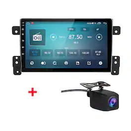 Junsun - Backup Camera 4+64G Android15 8Core carplay Car Stereo Radio GPS Navi WIFI SWC BT FM For Suzuki Grand Vitara 3 2005-2015 - Black
