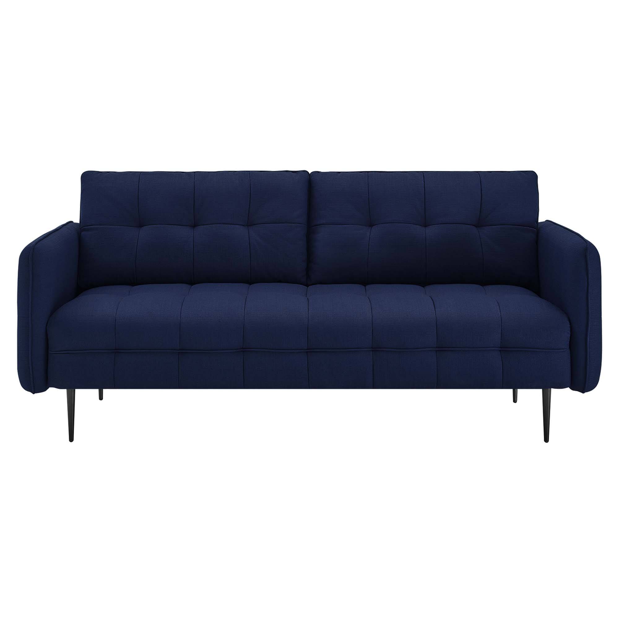 Alt View 4. Modway - Cameron Tufted Fabric Sofa by Modway - Royal Blue.