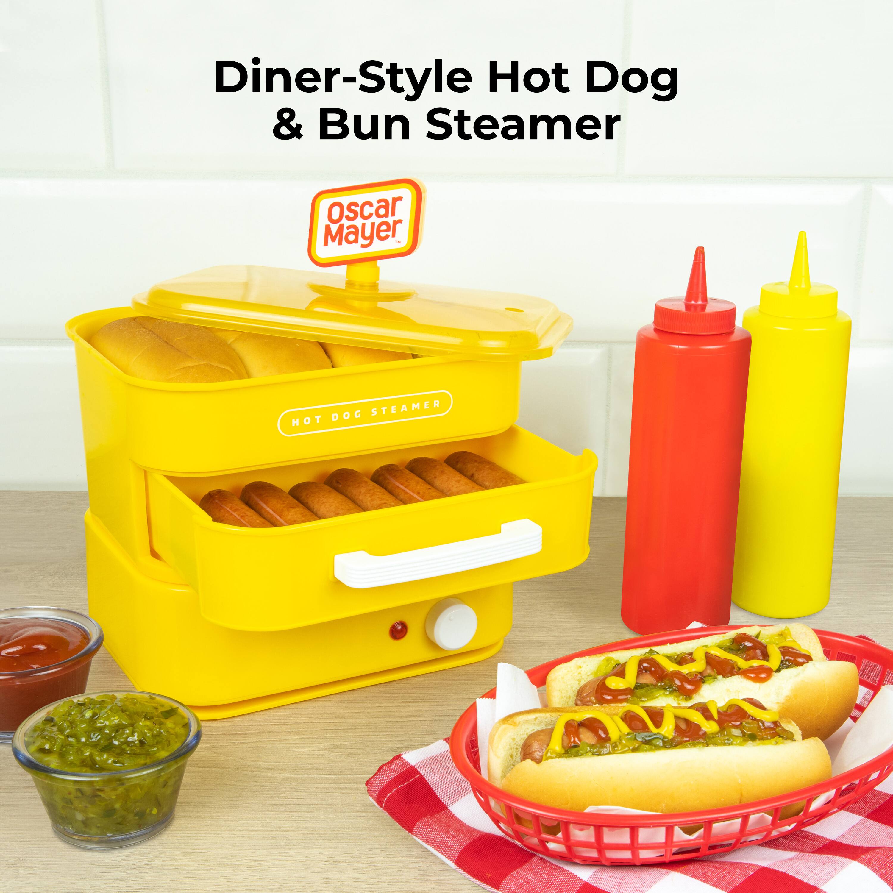 Diner-Style Hot Dog & Bun Steamer  
Oscar Mayer - DOC STEAMER HOT DOG STEAMER
