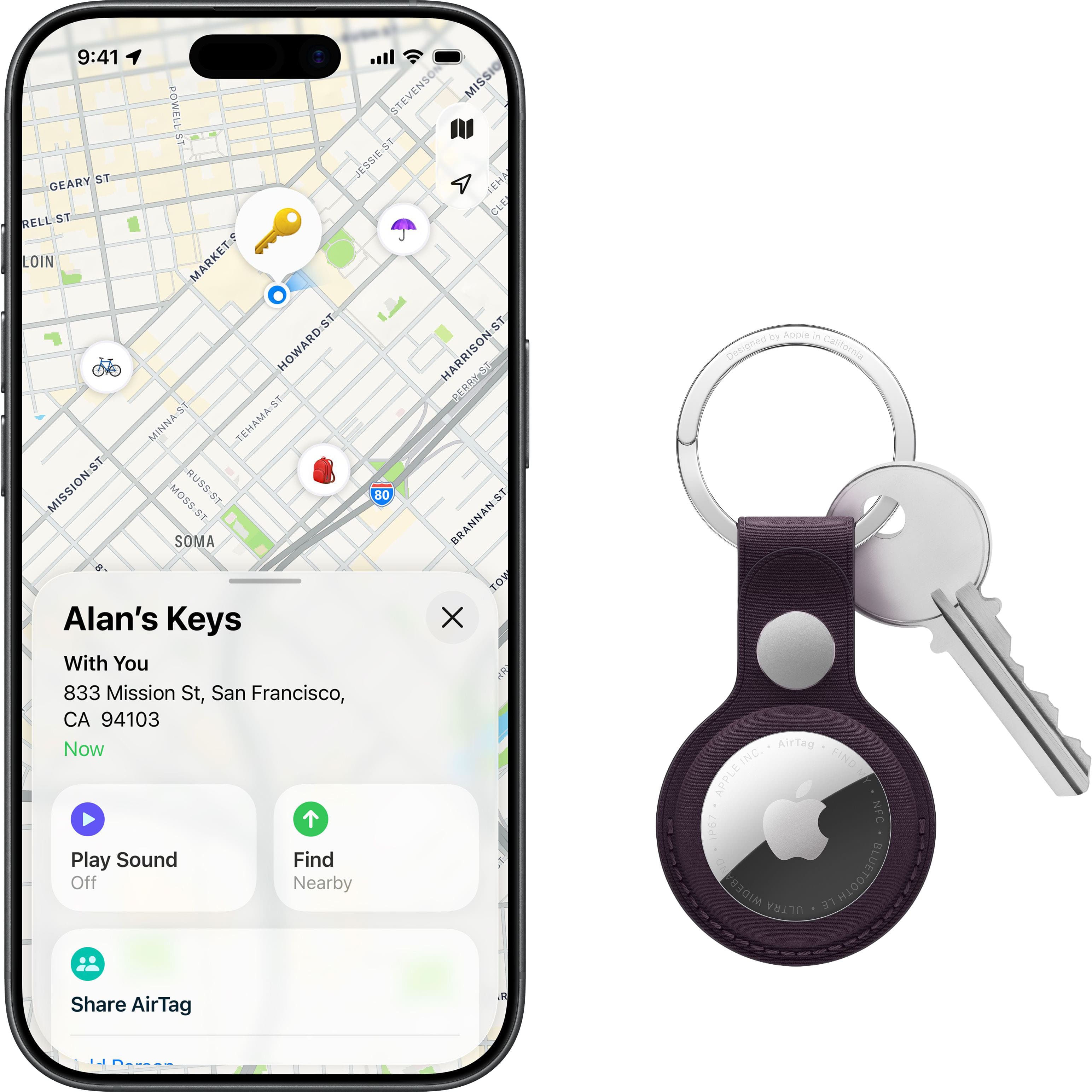 Apple AirTag 4 pack (2nd generation) 2026 White MFEA4LL/A - Best Buy