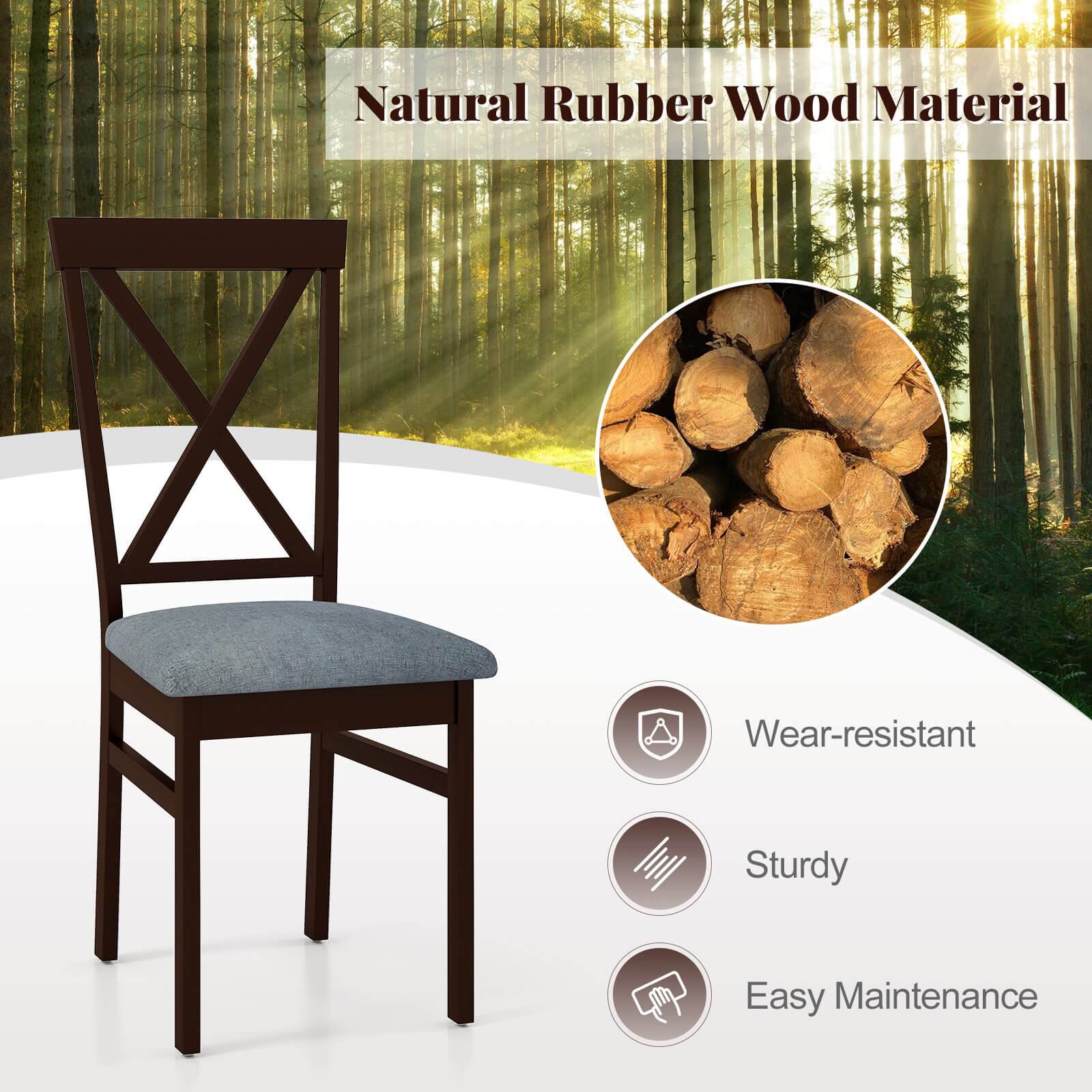 Natural Rubber Wood Material

- Wear-resistant
- Sturdy
- Easy Maintenance