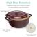 High Heat Retention
Designed to keep your meals hot & fresh for easy transfer to your dining table
- Tight Fitting Lid
- Thick Cast-Iron Walls
- Condensation Bumps Lock in Moisture
