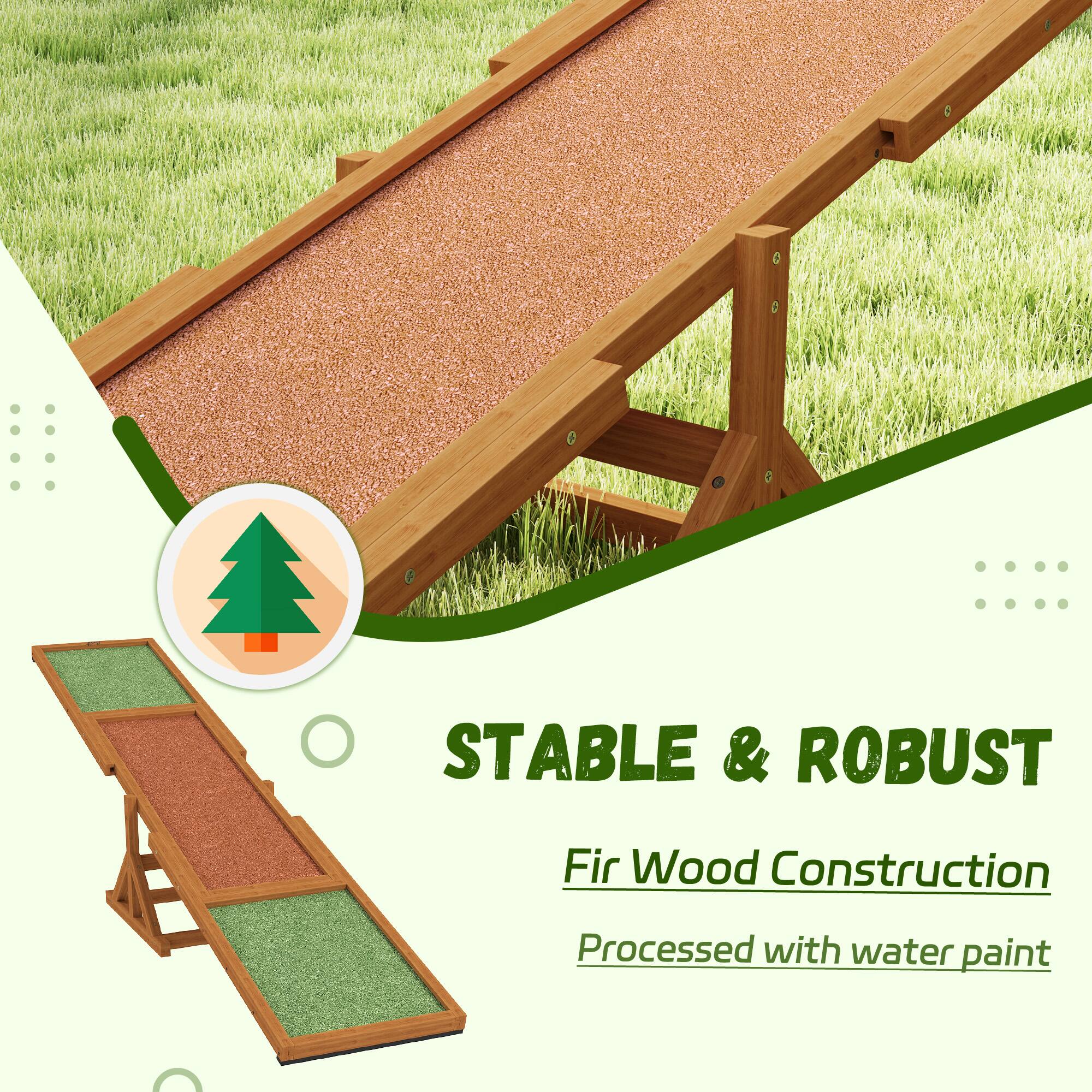STABLE & ROBUST  
Fir Wood Construction  
Processed with water paint