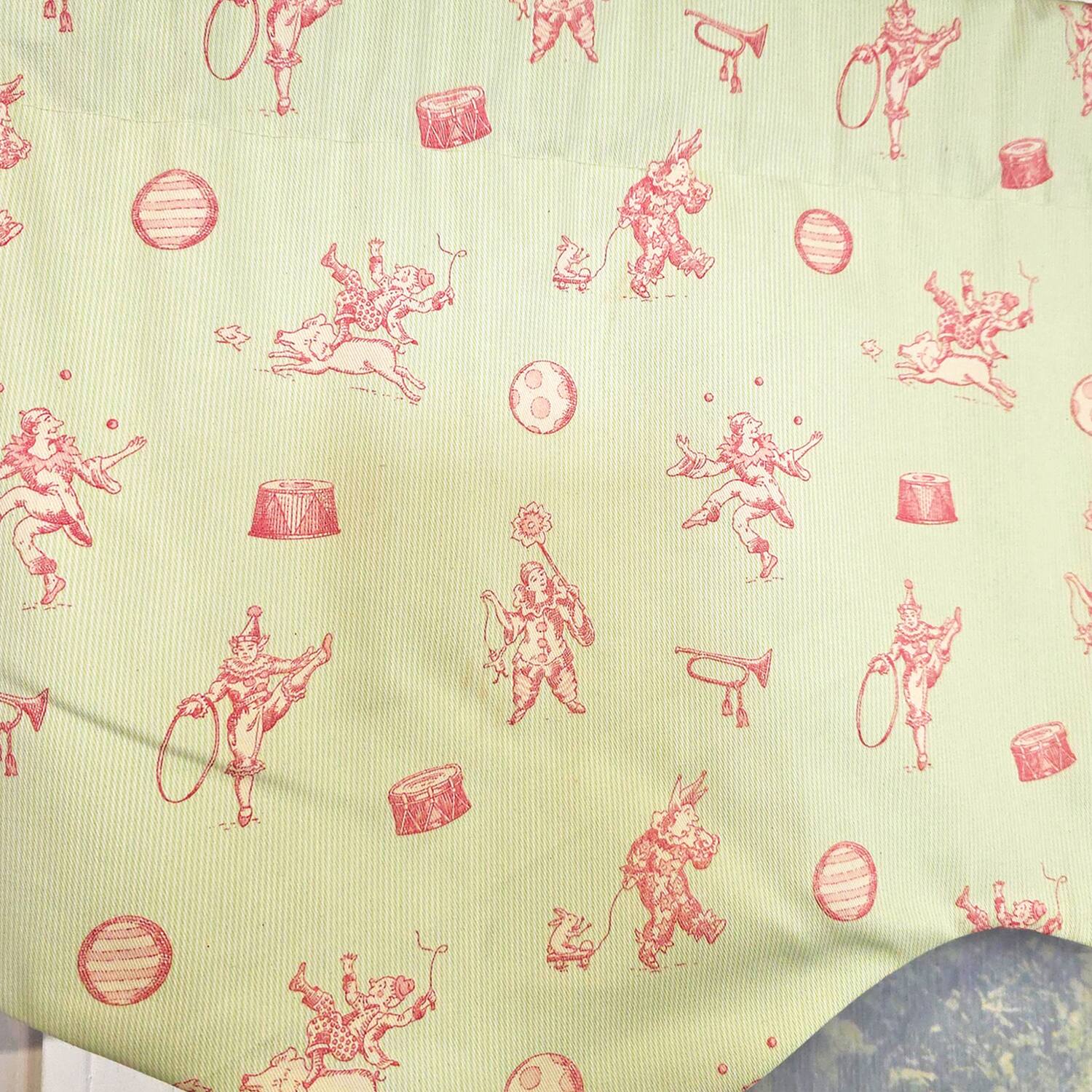 Alt View 2. RLF Home - RLF Home Circus Provance Window Valance 100% Cotton Lined Rod Pocket 50" x 17" Yellow - Yellow.