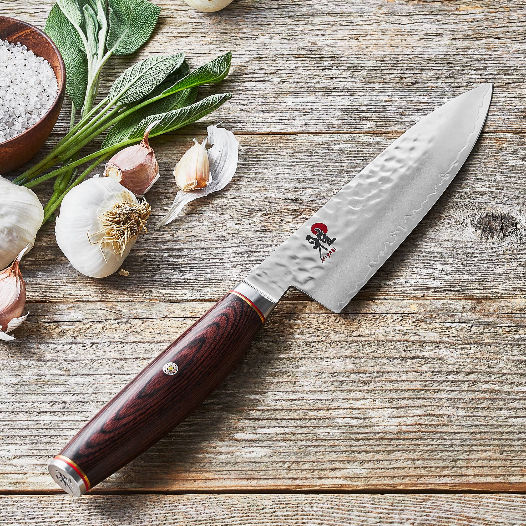 Alt View 1. Miyabi - Miyabi Artisan 6-inch Chef's Knife - Stainless Steel.