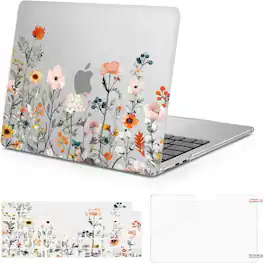 mosiso - For MacBook Air 13 inch Case 2026-2022 M5 A3449 M4 A3240 M3 A3113 M2 A2681, Pattern Case&Keyboard Cover&Screen Film - H247