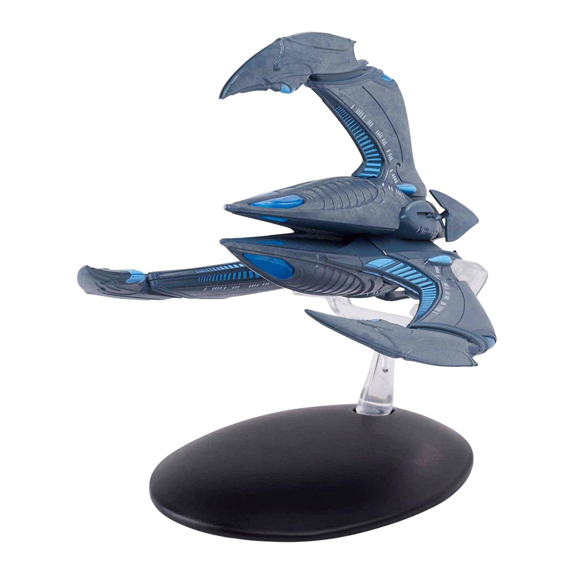 Alt View 3. Eaglemoss - Eaglemoss Star Trek Starship Replica | Xindi Insectoid Ship - Blue.