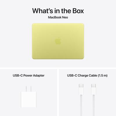 13 inch MacBook Neo Apple A18 Pro chip with 6‑core CPU and 5‑core 13 inch MacBook Neo Apple A18 Pro chip with 6‑core CPU and 5‑core