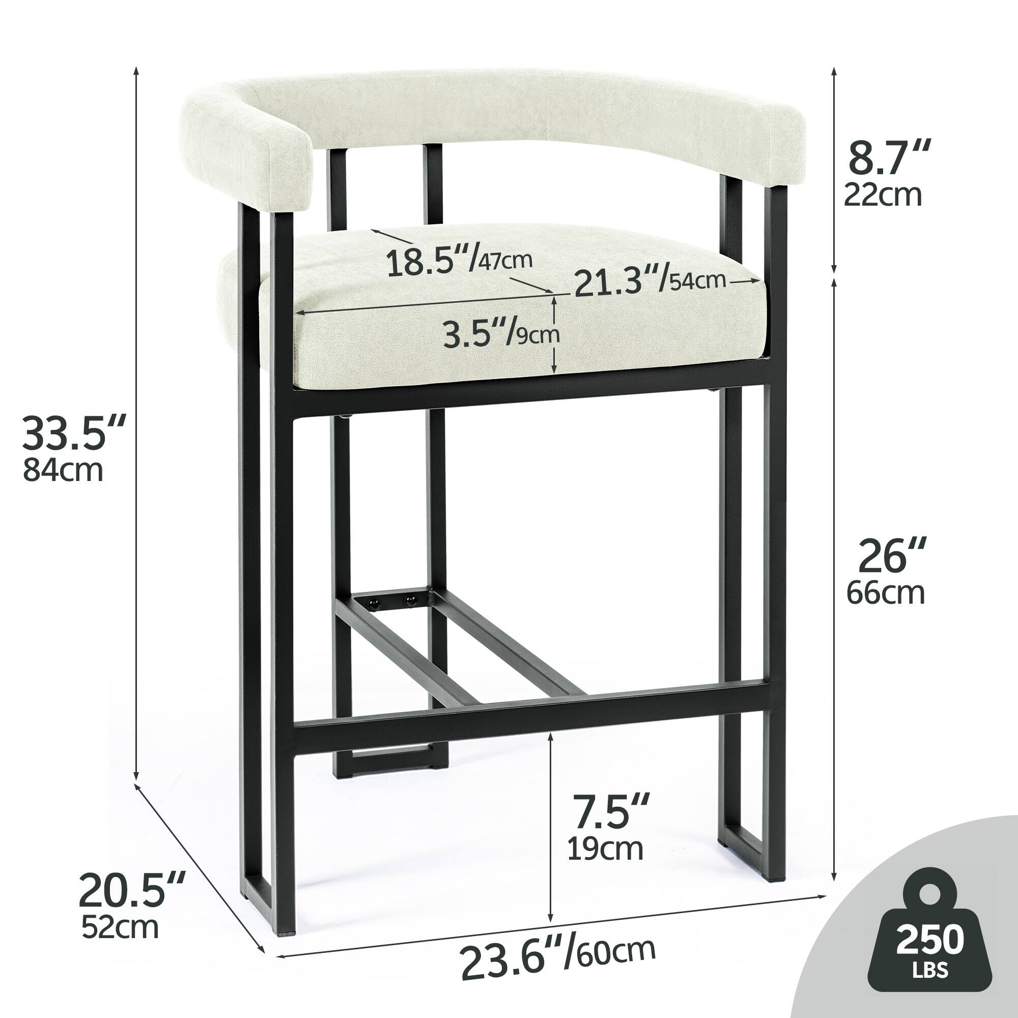 - 18.5" / 47cm
- 21.3" / 54cm
- 3.5" / 9cm
- 8.7" / 22cm
- 33.5" / 84cm
- 26" / 66cm
- 20.5" / 52cm
- 7.5" / 19cm
- 23.6" / 60cm
- 250 LBS
