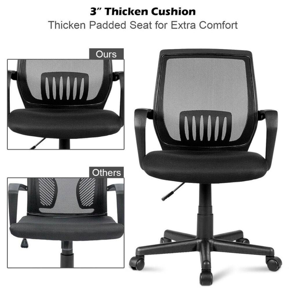 3" Thicken Cushion  
Thicken Padded Seat for Extra Comfort  

Ours  
Others