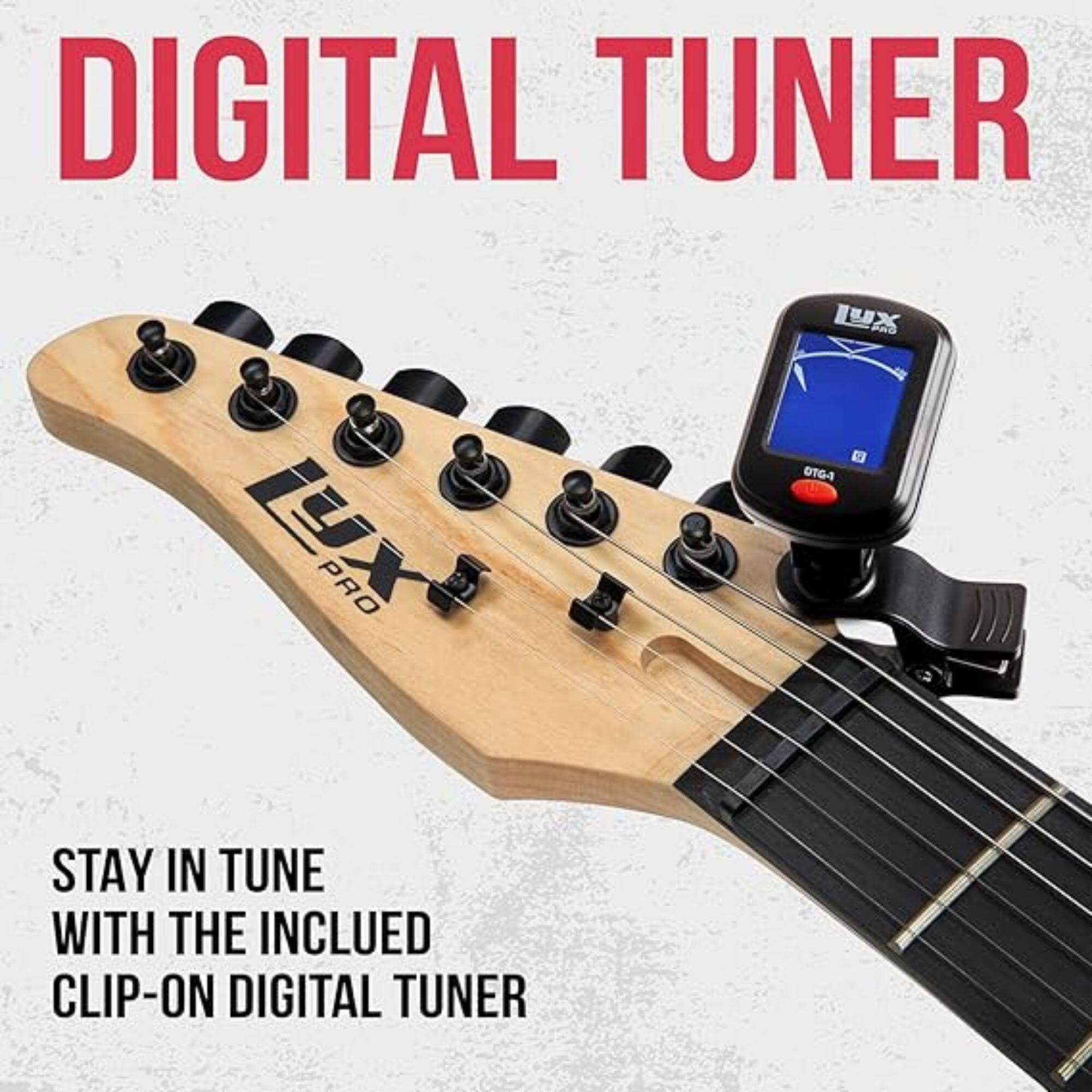 DIGITAL TUNER K PRO 1UX PAS OTG4 STAY IN TUNE WITH THE INCLUDED CLIP-ON DIGITAL TUNER