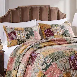 BreeBe - Antique Chic Quilt Set 3-Piece King/Cal King - Multi