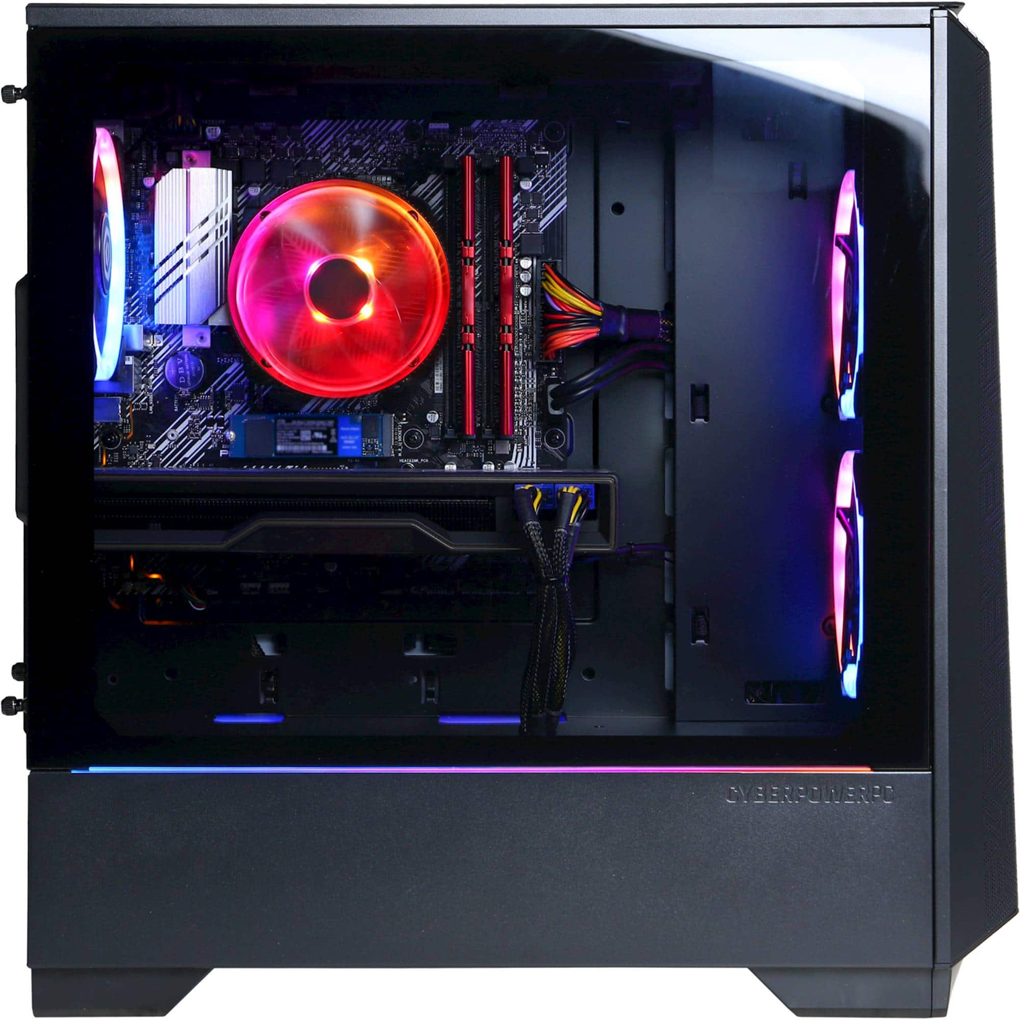 Best Buy: CyberPowerPC Gamer Master Gaming Desktop AMD Ryzen 5 5600G 16GB  Memory NVIDIA GeForce RTX 3060 1TB HDD + 500GB SSD GMA4800BSTV5