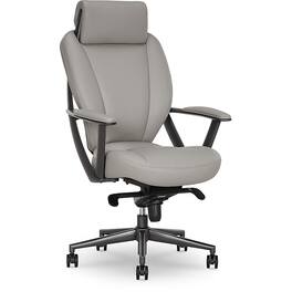 La-Z-Boy - Vannes Ergonomic Polyurethane Swivel Executive Chair - Gray