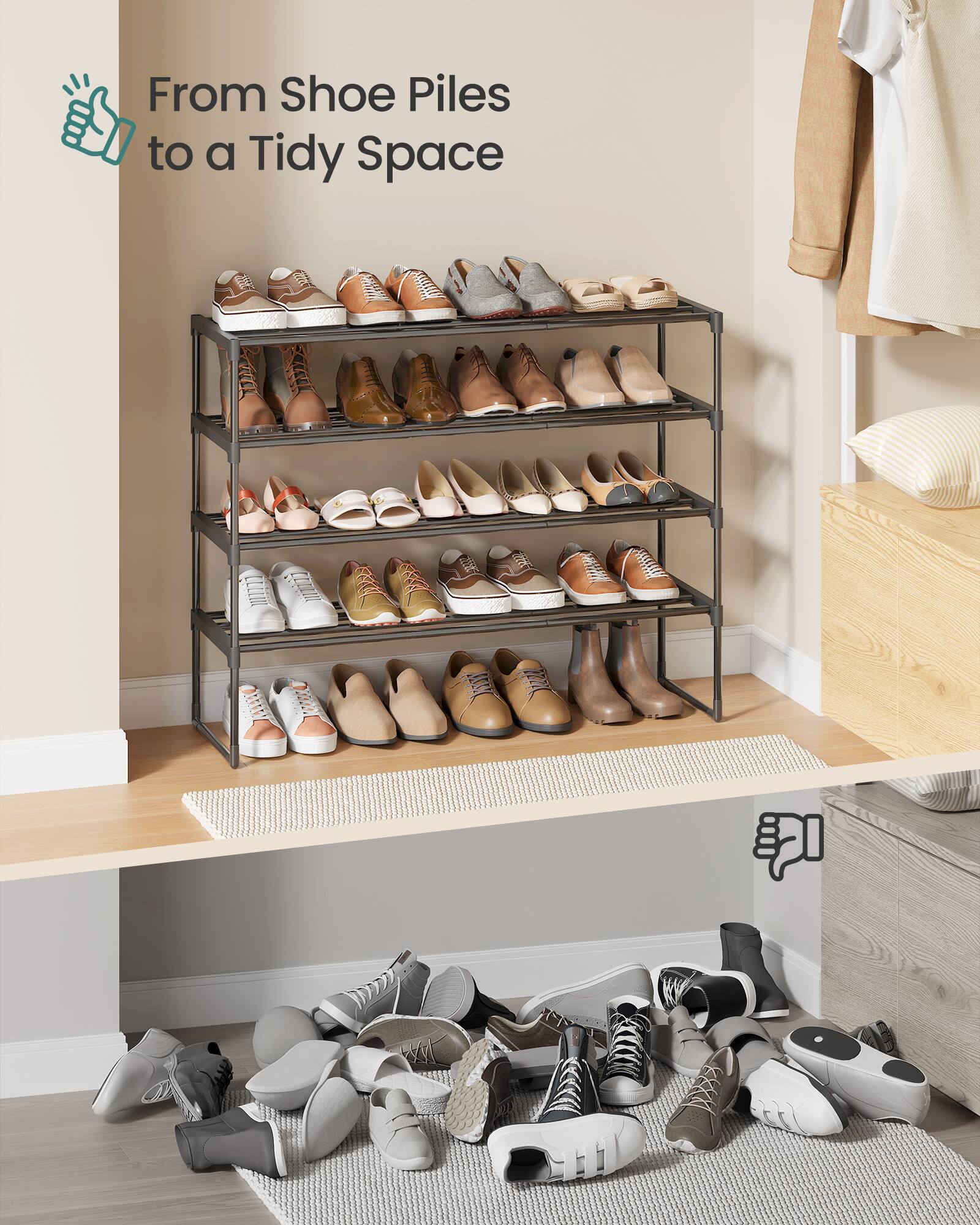 From Shoe Piles to a Tidy Space