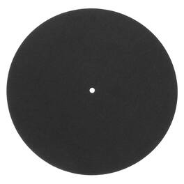Unique Bargains - Record Player Mat, 12 Inch Turntable Mat 3mm Felt Pad for Vinyl Record Player - Black
