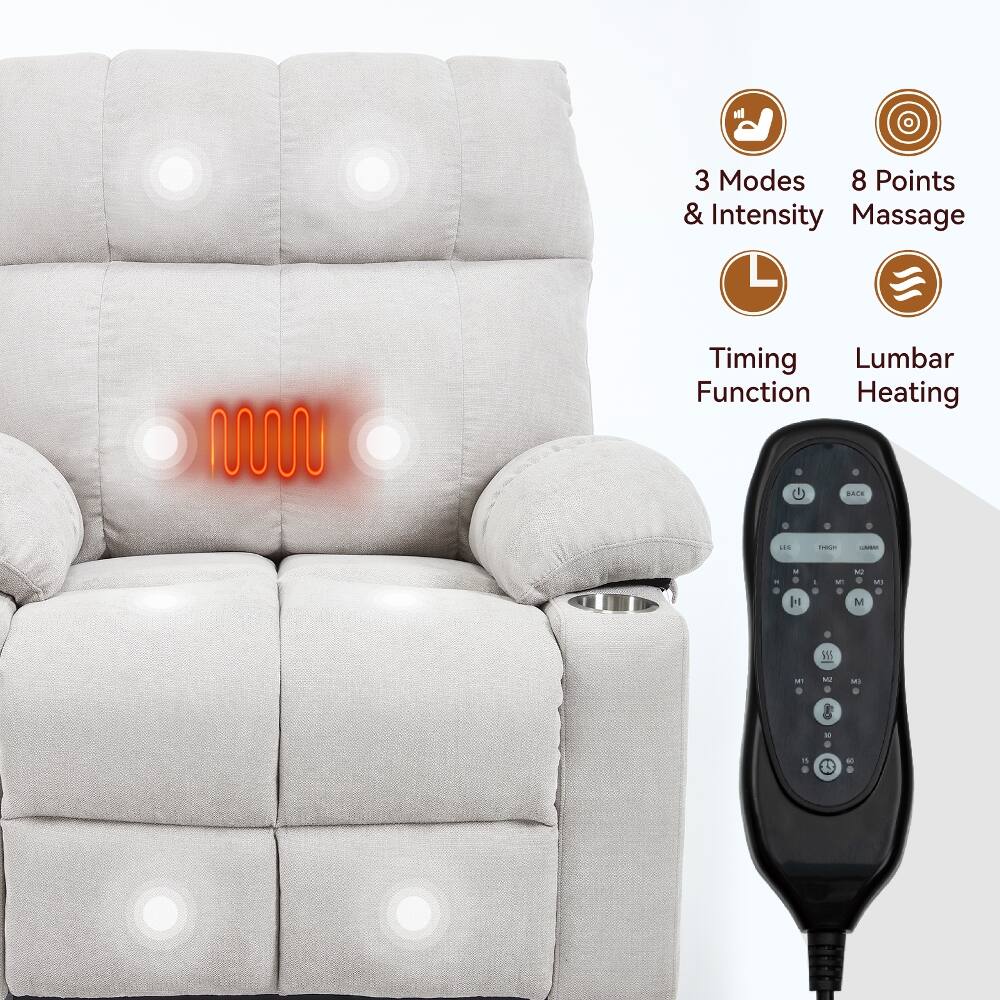 3 Modes & Intensity  
8 Points Massage  
Timing Function  
Lumbar Heating  

BACK  
THIGH  

V 0  
TM  
5  
IN  
M  
164  
in  
M2  
IM  

01