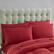 Angle. Sweet Home Collection - All Season Reversible Bed-in-A-Bag Solid Color Comforter & Sheet Set, Queen - Burgundy.