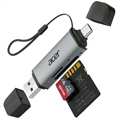 acer microSD SD as EX GB A1 microSD 256GB TOSHIBA K32G SD 1545 NOT INCLUDED
