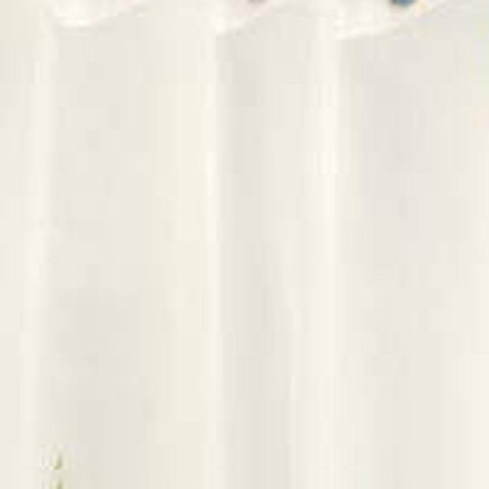 Left. Commonwealth Home Fashions - Commonwealth Outdoor Decor Cote D'Azure Linen Grommet Top Panel - 54x84" - Ivory - Ivory.