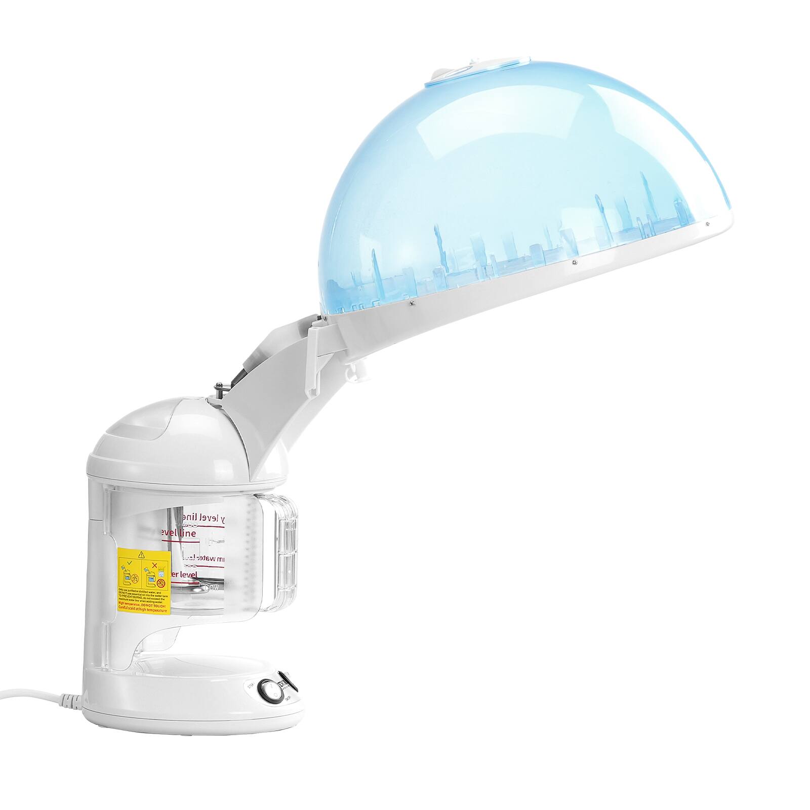 VEVOR Hair Steamer, 2 in 1 Professional Hair & Facial Steamer with