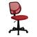Front. Alamont Home - Neri Contemporary Mesh Swivel Office Chair - Red.