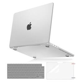 mosiso - Hard shell case for 14-inch MacBook Pro A3427 A3426 A3434 A3112 A3185 A3401 A2918 A2992 A2779 A2442 - Frost Clear