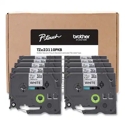 P-touch
Brother at your side
TZe23110PKB
Brother Genuine P-touch Standard Laminated TZe Label Tape
12mm
0.47"
LAMINATED
WHITE
TZe
12mm
0.47"
LAMINATED
WHITE
TZe
12mm
0.47"
LAMINATED
WHITE
TZe
12mm
0.47"
LAMINATED
WHITE
TZe
12mm
0.47"
LAMINATED
WHITE
TZe
12mm
0.47"
LAMINATED
WHITE
TZe
12mm
0.47"
LAMINATED
WHITE
TZe
12mm
0.47"
LAMINATED
WHITE
TZe
12mm
0.47"
LAMINATED
WHITE
TZe
12mm
0.47"
LAMINATED
WHITE
TZe
12mm
0.47"
LAMINATED
WHITE
TZe
12mm