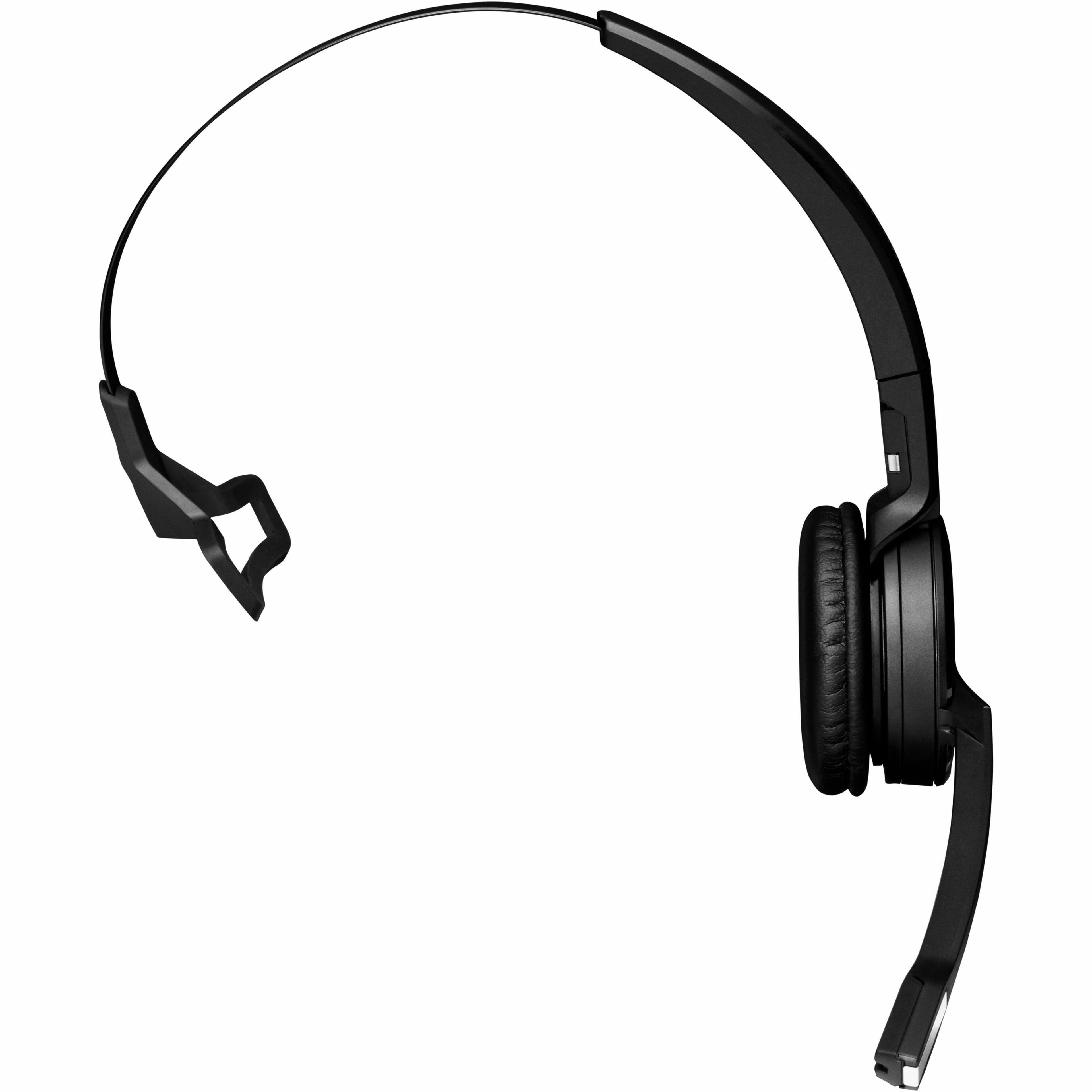 Alt View 1. EPOS - EPOS IMPACT SDW 10 HS - Stereo - Wireless - DECT - 590 ft - On-ear - Binaural - Noise Canceling - Black - Black.