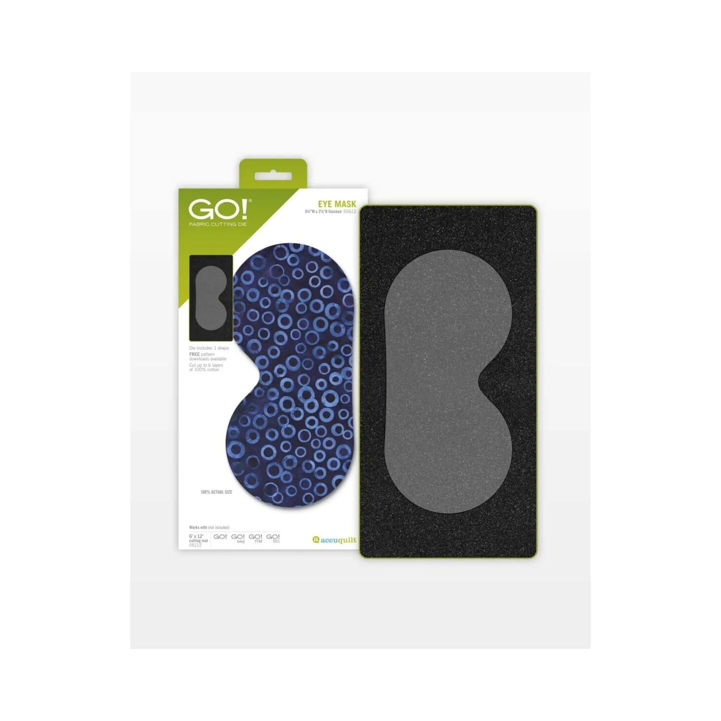 AccuQuilt - GO! Eye Mask Die - Multicolor
