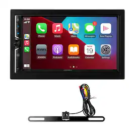 Jensen - CAR723W-CAM 7" Double-DIN Digital Multimedia with Backup Camera