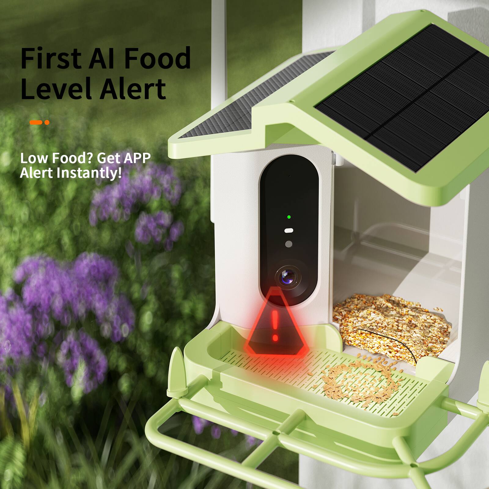 First AI Food Level Alert - Low Food? Get APP Alert Instantly!