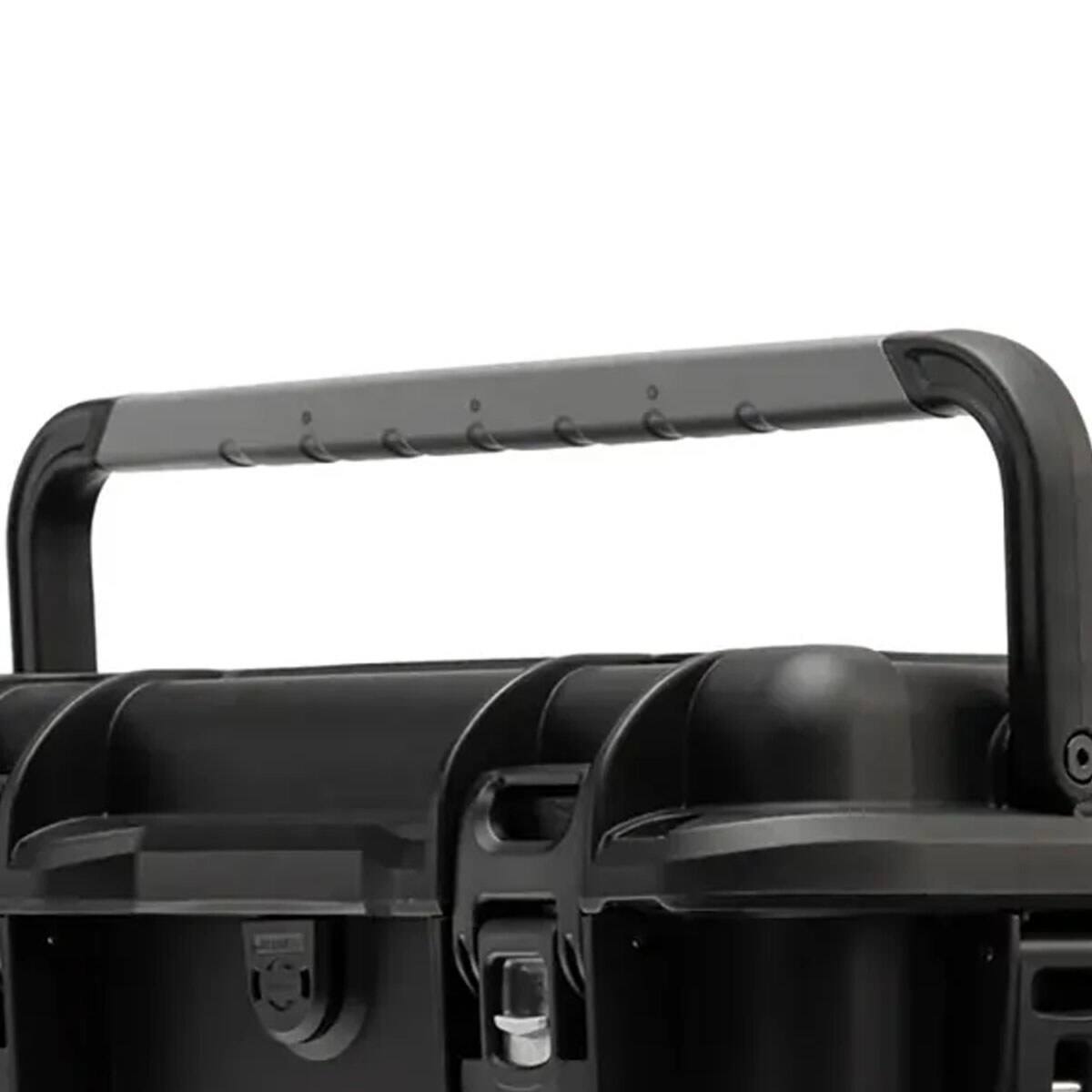 Alt View 3. NANUK - Nanuk T30 Top Loader Waterproof Hard Case w/Plastic Tray  Dividers, Black.